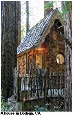 Подпись: A house in Bodega, CA 