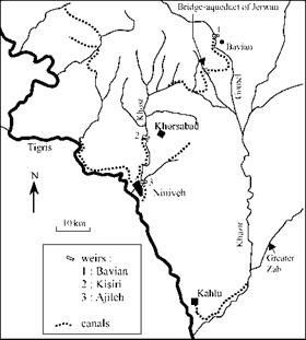 Development of Assyria. The waters of Nineveh