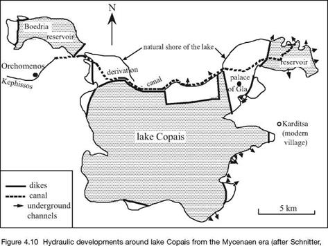 Drainage and land improvement in the Mycenaen civilization