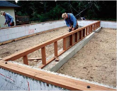 STEP 5 BUILD MIDSPAN SUPPORT FOR JOISTS