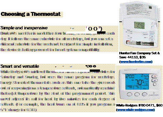 Thermostats