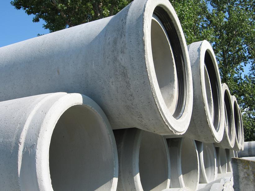 Ferro-concrete pipes